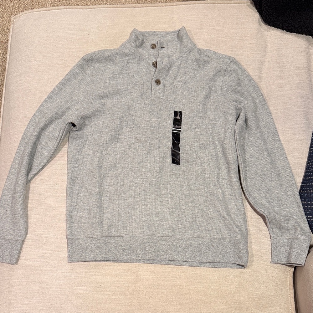 Banana Republic Light Gray Men's Sweater